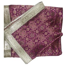 Purple Color Broccade Rumala Sahib