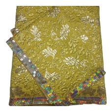 Yellow Rumala Sahib with Sequence border