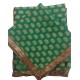 Bottle Green Banarsi Butti Rumala Sahib with Gota Borders