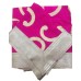 Magenta Rumala Sahib with White Patch Work