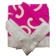 Magenta Rumala Sahib with White Patch Work