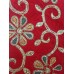 Red Silk Rumala Sahib with Golden Embroidery