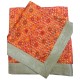 Orange Rumala Sahib with Embroidery and Sequence